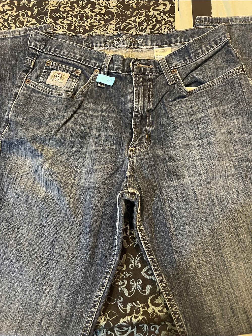 Cinch SILVER TAG Men's Light Blue Relaxed Fit Jeans